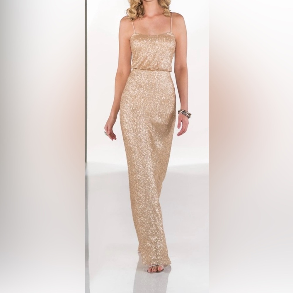 SORELLA VITA Sparkling Gold Midi Dress